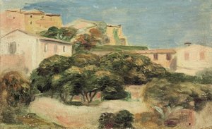 Vista de Cagnes de Pierre Auguste Renoir